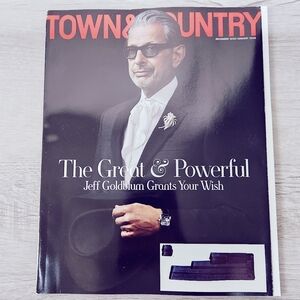🍭7/$15 Town & Country Magazine December 2025/January 2026 Jeff Goldblum